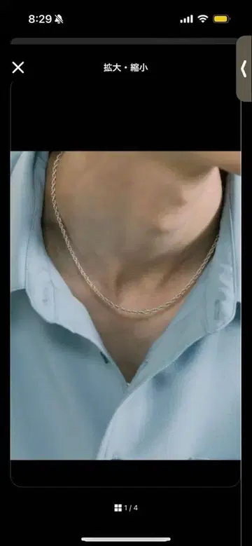 [ LURAKU ] Silver925 Short Necklace