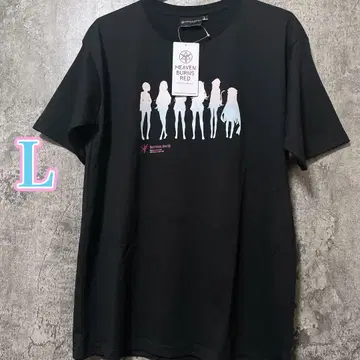 HEAVEN BURNS RED 프린트 T셔츠 L 사이즈 소샤게 헤브반