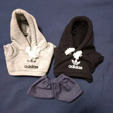 러브브 LABUBU 아디다스 후드티 세트