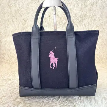 랄프 로렌 토트백 핸드백 빅포니 홀스 로고 핑크