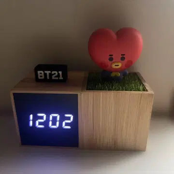 BT21 TATA LED 디지털 데스크 시계