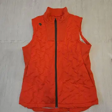 (새상품급) DESCENTE 골프 다운 베스트 O 오렌지