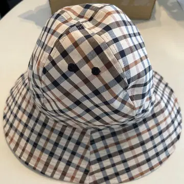 DAKS 체크 무늬 버킷 햇 M 56cm
