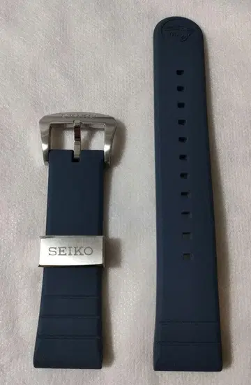 SEIKO/세이코 실리콘 밴드 22mm 블루