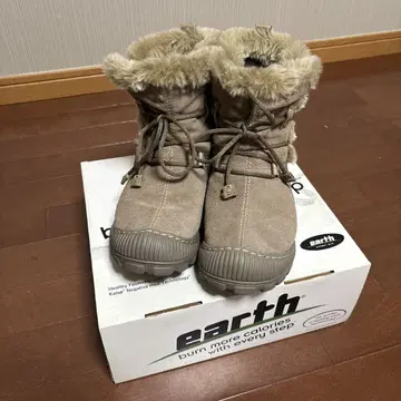 earth 퍼 스웨이드 부츠 7.0