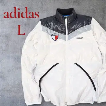 아디다스 adidas 2way 다운 자켓 다운 베스트 화이트 L