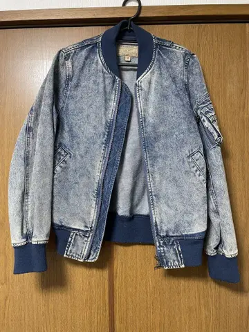 PURPLE AND YELLOW 빈티지 데님 자켓 블루종