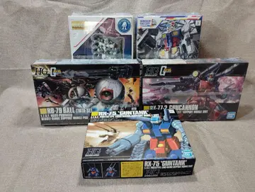 건담 프라모델 묶음 판매 HG 건탱크, 볼, 건캐논, 건담 F00 덱 외