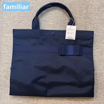 택 포함 미사용 새상품 파미리아 familiar 수험 토트백 네이비