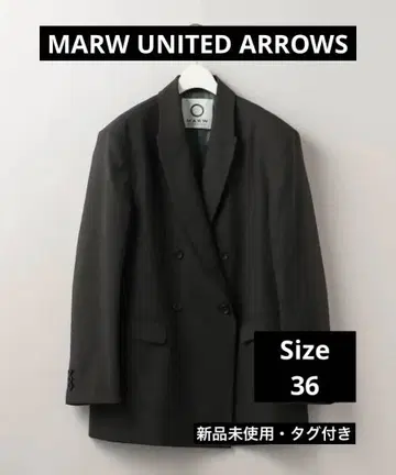 MARW UNITED ARROWS 테일러드 자켓 다크 그레이
