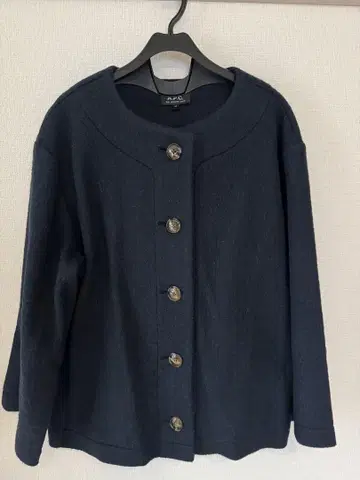 A.P.C. 노카라 자켓 M 다크 네이비