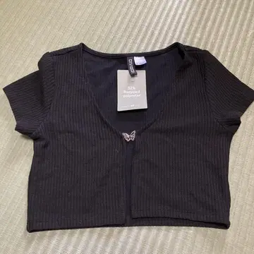 H&M 프론트 오픈 T셔츠