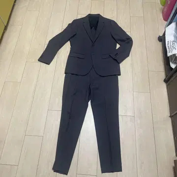 에디페스 남성용 셋업 울 혼방 차콜