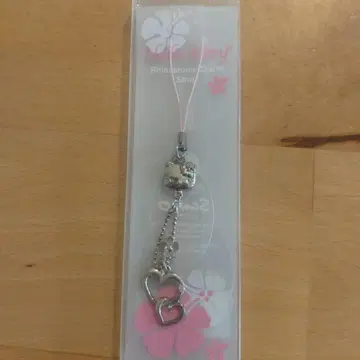 Hello Kitty 리본 하트 스트랩 사이판 레어