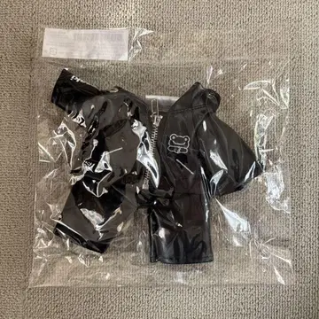 한정판 가와사키 x 개구리 피클스 빈 인형용 라이더 자켓+팬츠