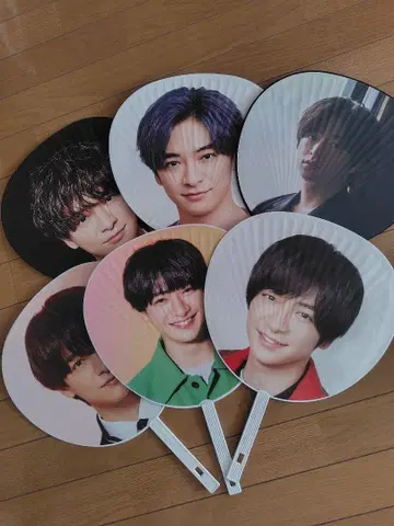 HeySayJUMP 치넨 유리 부채 6개