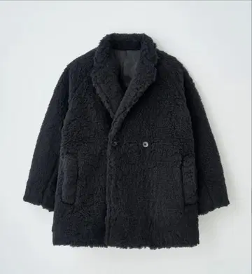 abyts 보아 하프 코트 블랙 사이즈 3