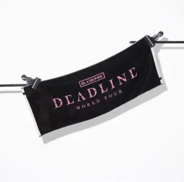 BLACKPINK DEADLINE POPUP 페이스 타월 BLACK