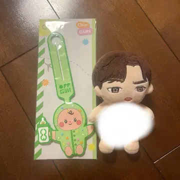 GMMTV OFF 봉제인형 OFFGUN 고무 태그 세트