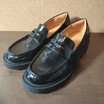[ UNIQLO:C ] 로퍼 블랙 코인 로퍼 25.5cm
