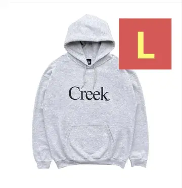 Creek Angler's Device 로고 후디 L 그레이