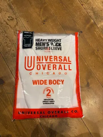 UNIVERSAL OVERALL 헤비웨이트 T셔츠 XL 2매 세트