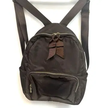 axes femme 브라운 리본 포함 백팩