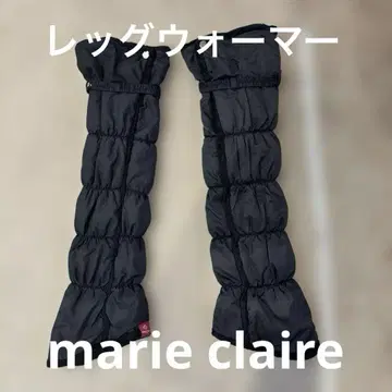 [ 마리끌레르 ] marie claire 레그 워머 블랙 블랙 컬러