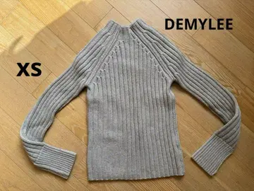 DEMYLEE 그레이 리브 긴팔 니트 XS