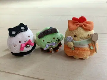 스미코구라시 할로윈 세트 귀여운 캐릭터 봉제 인형 세트