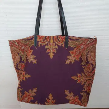 ETRO 토트백 자카드 직물