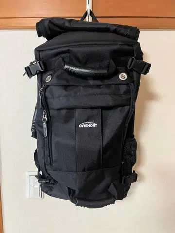 OVERMONT 백팩 숄더백 세트 블랙 40L