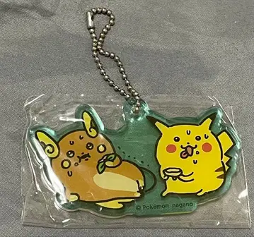 24시간 포켓몬 CHU 아크릴 키링 피카츄 라이츄 미사용품