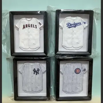 새상품 MLB 유니폼 프레임 마그넷 4세트
