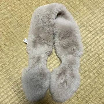 fushengfang 베이지 머플러 100% faux fur