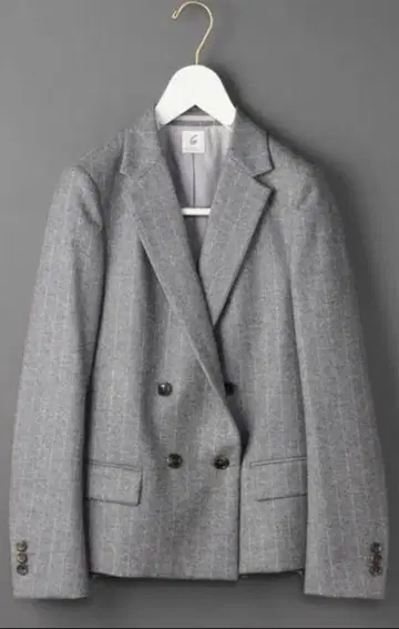 6 (ROKU)STRIPE DOUBLE 4B JACKET 자켓 36