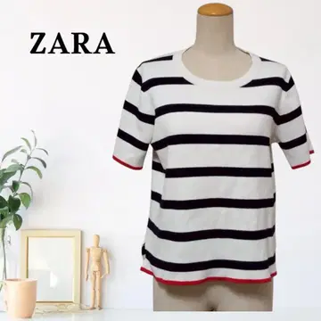 zB415 [M] ZARA 캐주얼 니트 마린 테이스트 보트넥