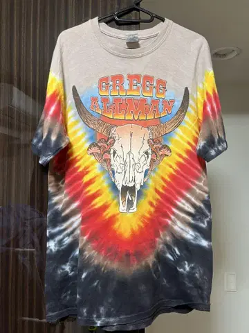 그렉 올 타이 다이 T셔츠 M 사이즈