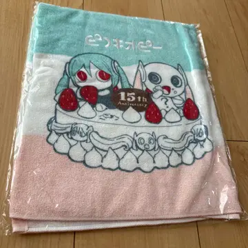 피노키오피 15주년 신규 일러스트 자수 페이스 타월 & 엽서 4종 세트