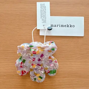새상품 마리메꼬 Unikko hair clip 라지 MULTI