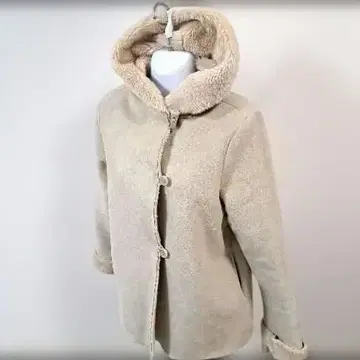 [ 새상품급 ] 어반 리서치 ROSSO 울 혼방 인조 모피 무스탕 코트