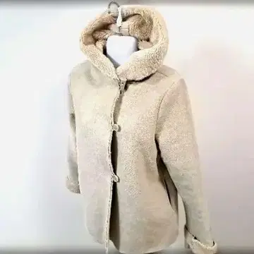 [ 새상품급 ] 어반 리서치 ROSSO 울 혼방 인조 모피 무스탕 코트