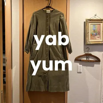 YAB-YUM 올리브 그린 롱 코트