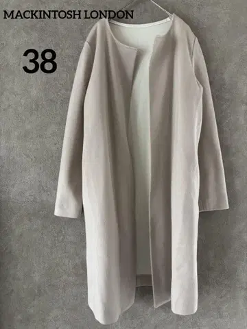 매킨토시 런던 노카라 코트 니트 코트 38