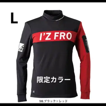 L [새상품] I'Z FRONTIER 한정 컬러 터틀넥 블랙 x 레드