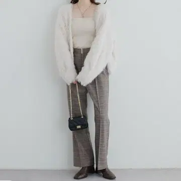 [미사용 택 포함] 내추럴 꾸뛰르 osono 하이웨스트 미 플레어 팬츠