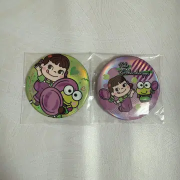 페코짱 케로케로케로피 캔뱃지 2개 세트