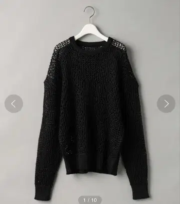 BEAUTY&YOUTH UNITED ARROWS 메쉬 크루넥 니트