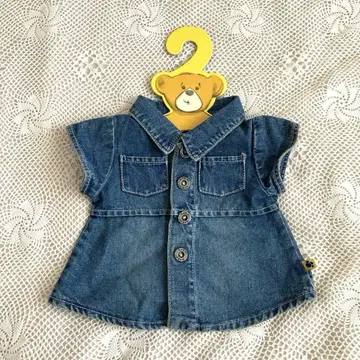 빌드어베어 데님 원피스 반팔