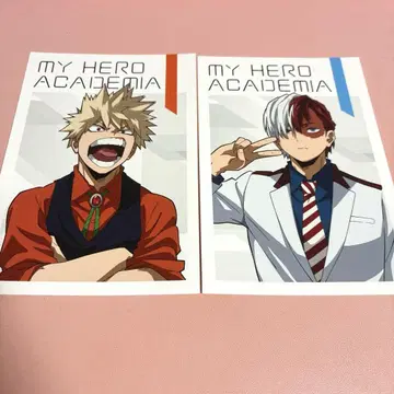 히로아카 바쿠고 카츠키 토도로키 쇼토 카메라 엽서 특전